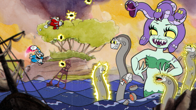 An image of the video game Cuphead which was made with Unity